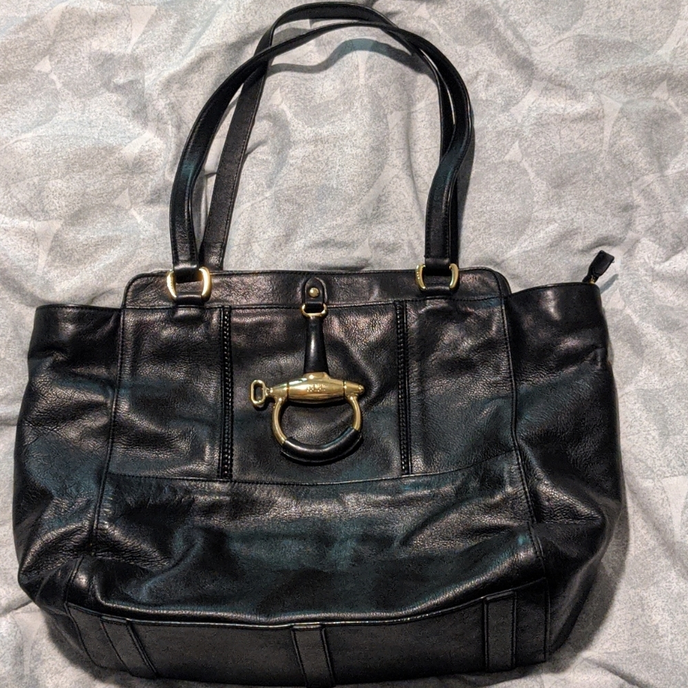 Black Ralph Lauren purse. Great condition